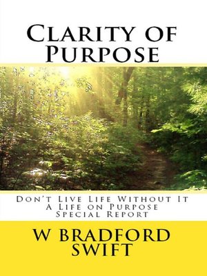 cover image of Clarity of Purpose